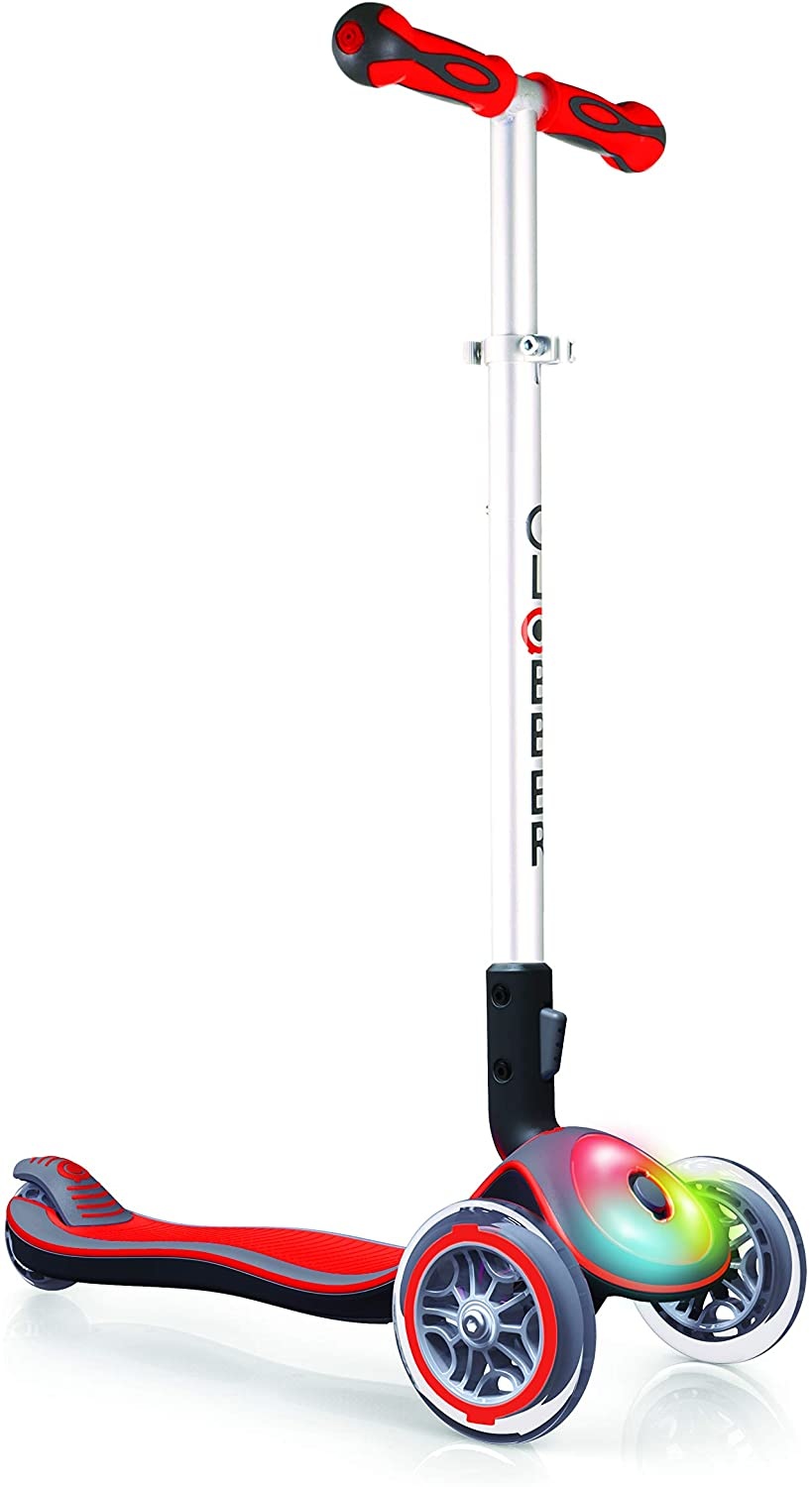 Globber Elite Flash kinderstep Red 3+