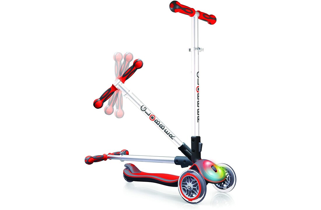 Globber Elite Flash kinderstep Red 3+