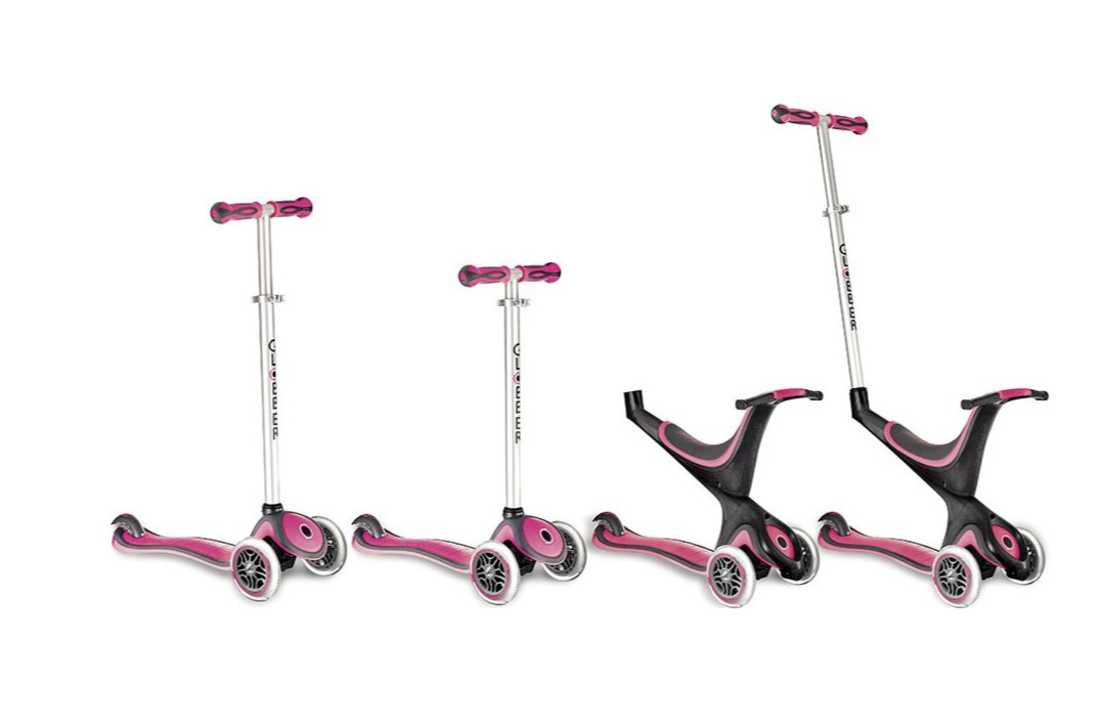 Globber Evo Comfort 5 in 1 Pink 2+