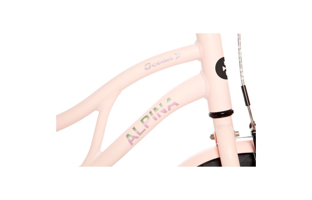 Alpina Ocean 16" Meisjesfiets Pastel Pink Matt 4+
