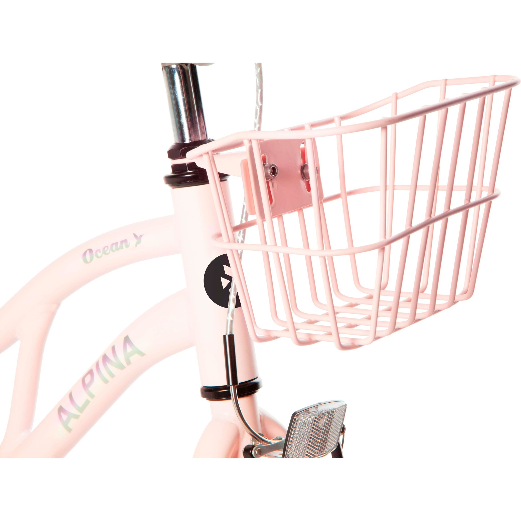 Alpina Ocean 18" Meisjesfiets Pastel Pink Matt 5+
