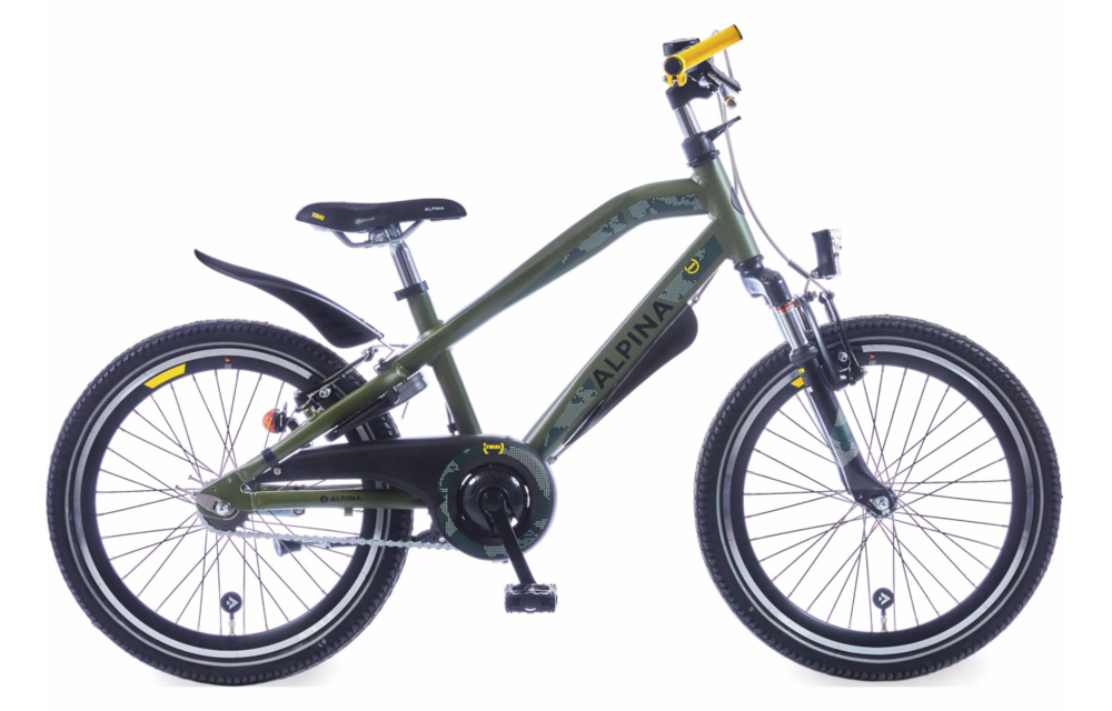 Alpina Trial jongensfiets 22" Survival Green Matt 6+