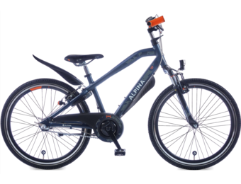 Alpina Trial jongensfiets 24" 3 versnellingen Classic Blue Matt 8+