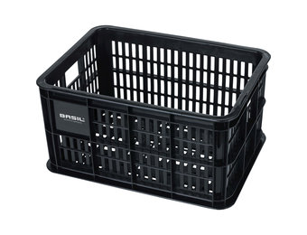 Basil krat zwart voor kinderfietsen