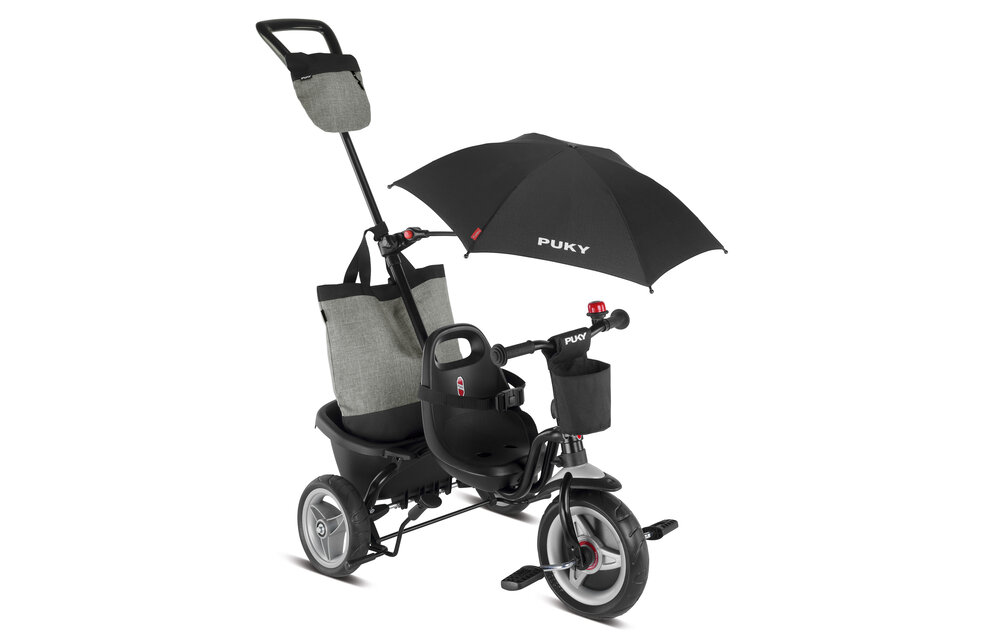 Puky driewieler Ceety Comfort 4 in 1 zwart 1,5+