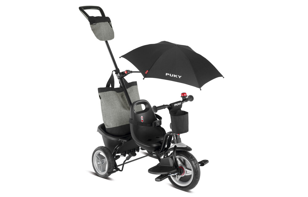 Puky driewieler Ceety Comfort 4 in 1 zwart 1,5+