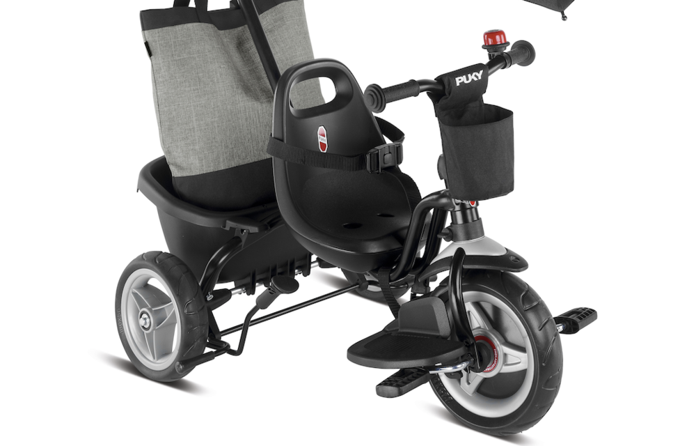 Puky driewieler Ceety Comfort 4 in 1 zwart 1,5+