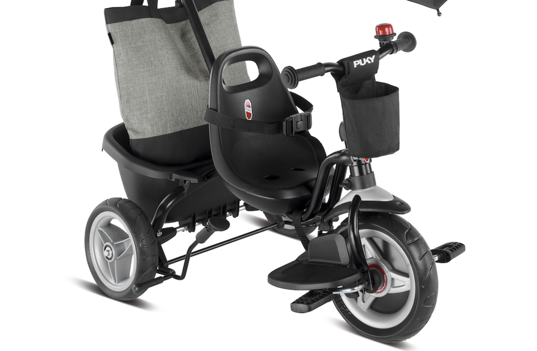 Puky driewieler Ceety Comfort 4 in 1 zwart 1,5+