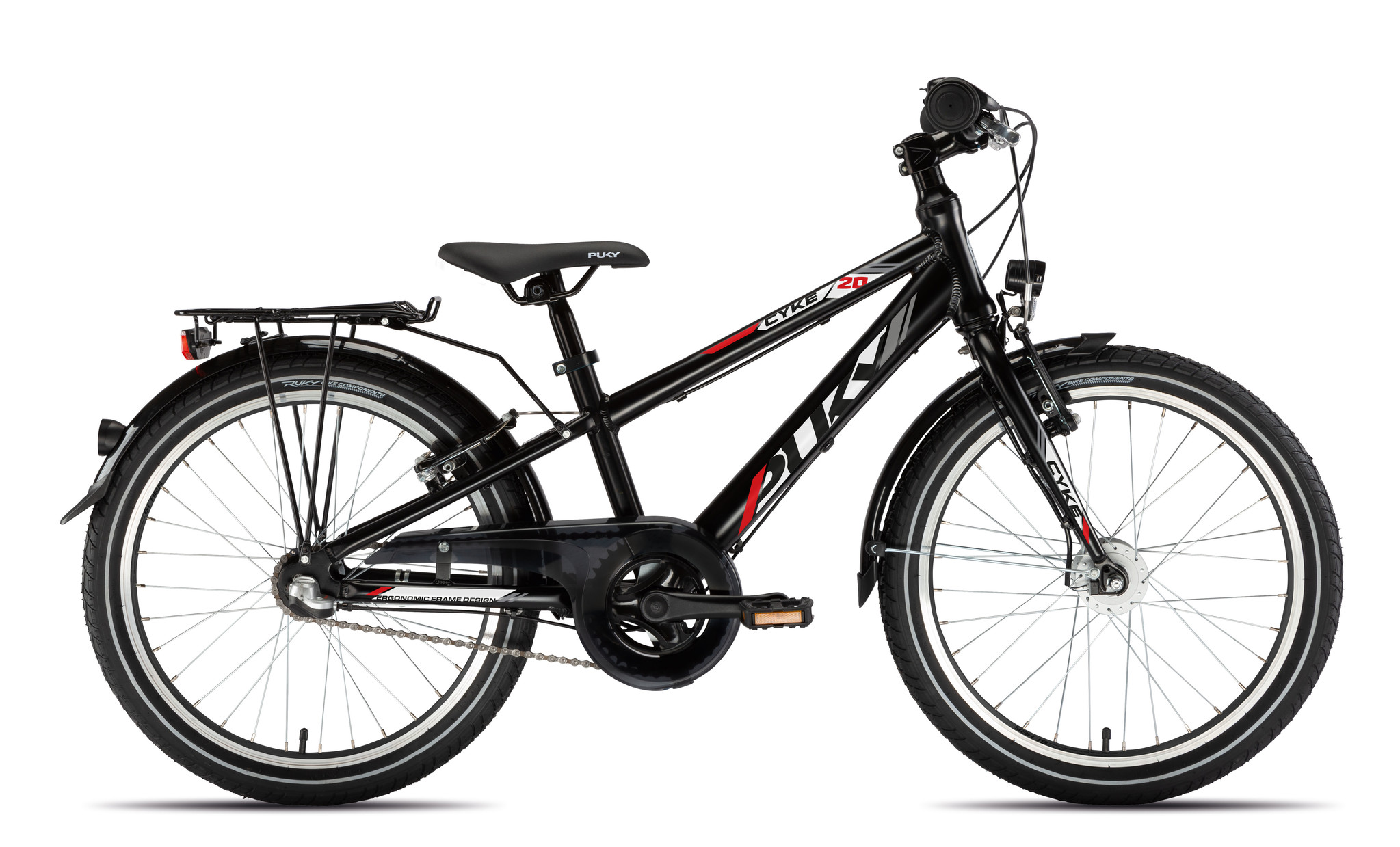 Puky CYKE 20" 3-versnelling zwart 6+