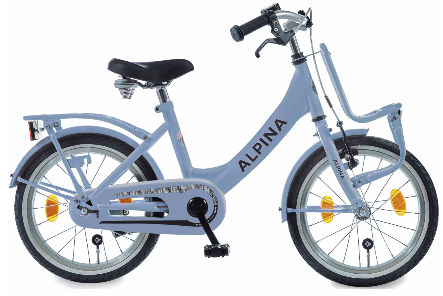 Alpina Clubb meisjesfiets met voordrager 18" Provence Blue Matt 5+