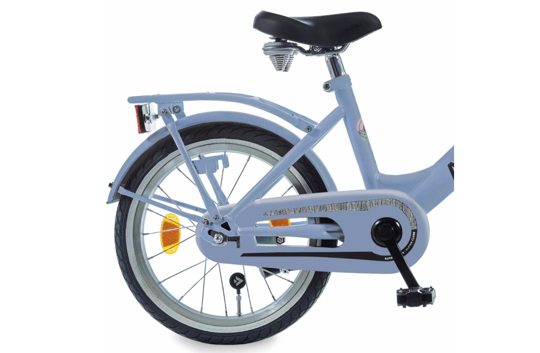 Alpina Clubb meisjesfiets met voordrager 18" Provence Blue Matt 5+