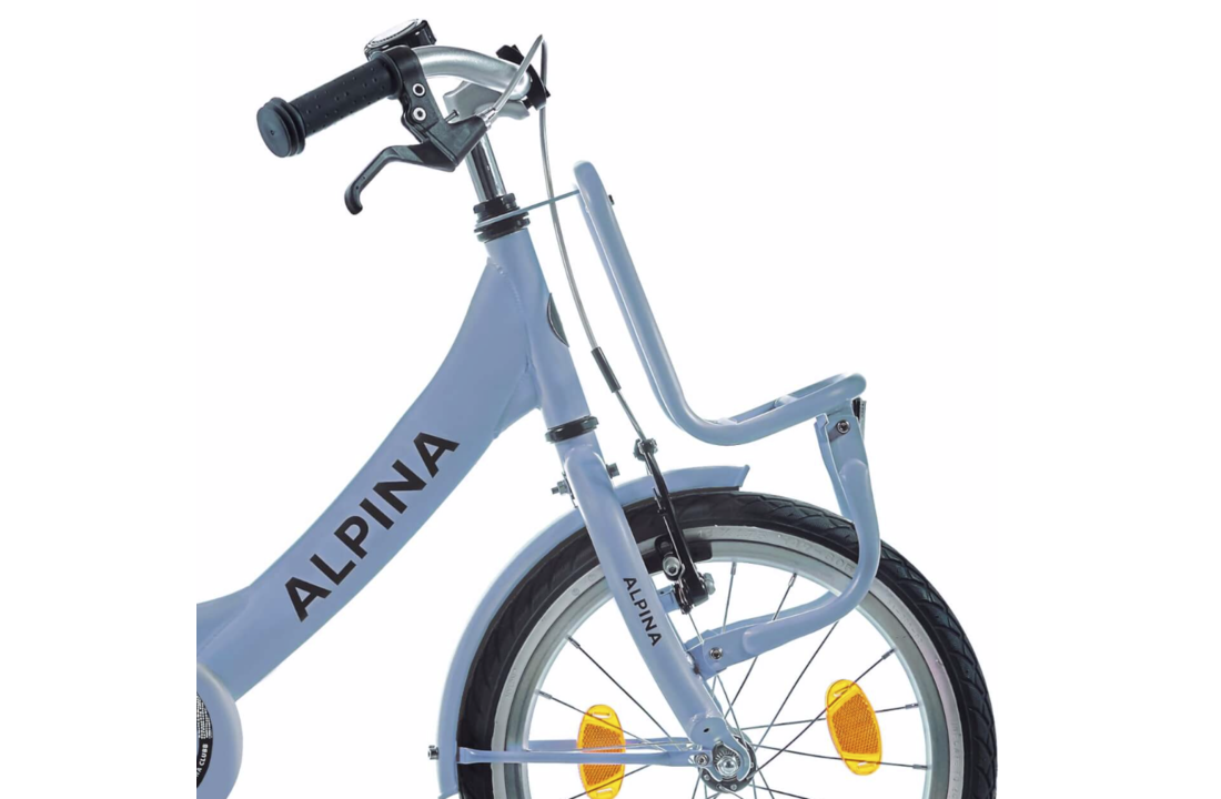Alpina Clubb meisjesfiets met voordrager 18" Provence Blue Matt 5+