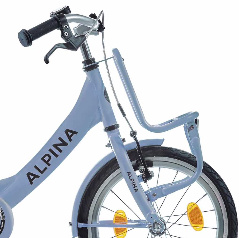 Alpina Clubb meisjesfiets met voordrager 18" Provence Blue Matt 5+