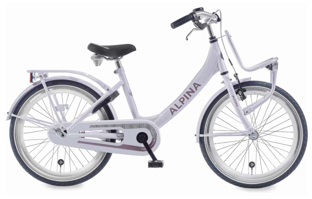 Alpina Clubb meisjesfiets met voordrager 22" Frosty Pink Matt 6+
