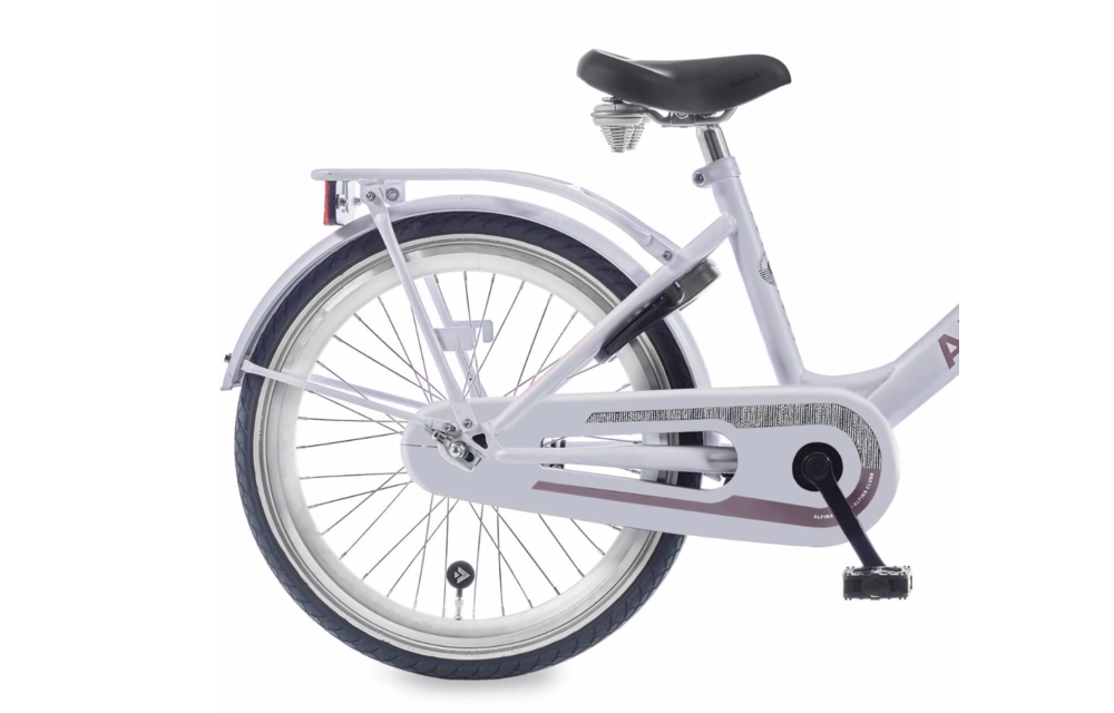 Alpina Clubb meisjesfiets met voordrager 22" Frosty Pink Matt 6+