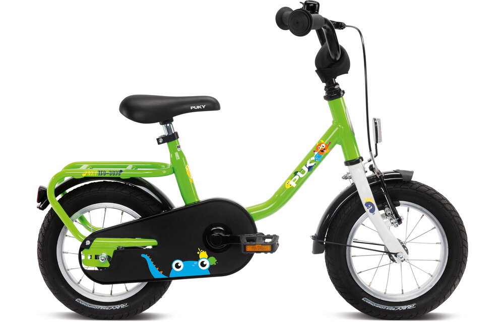 Puky 12" Steel Kiwi en wit 3+