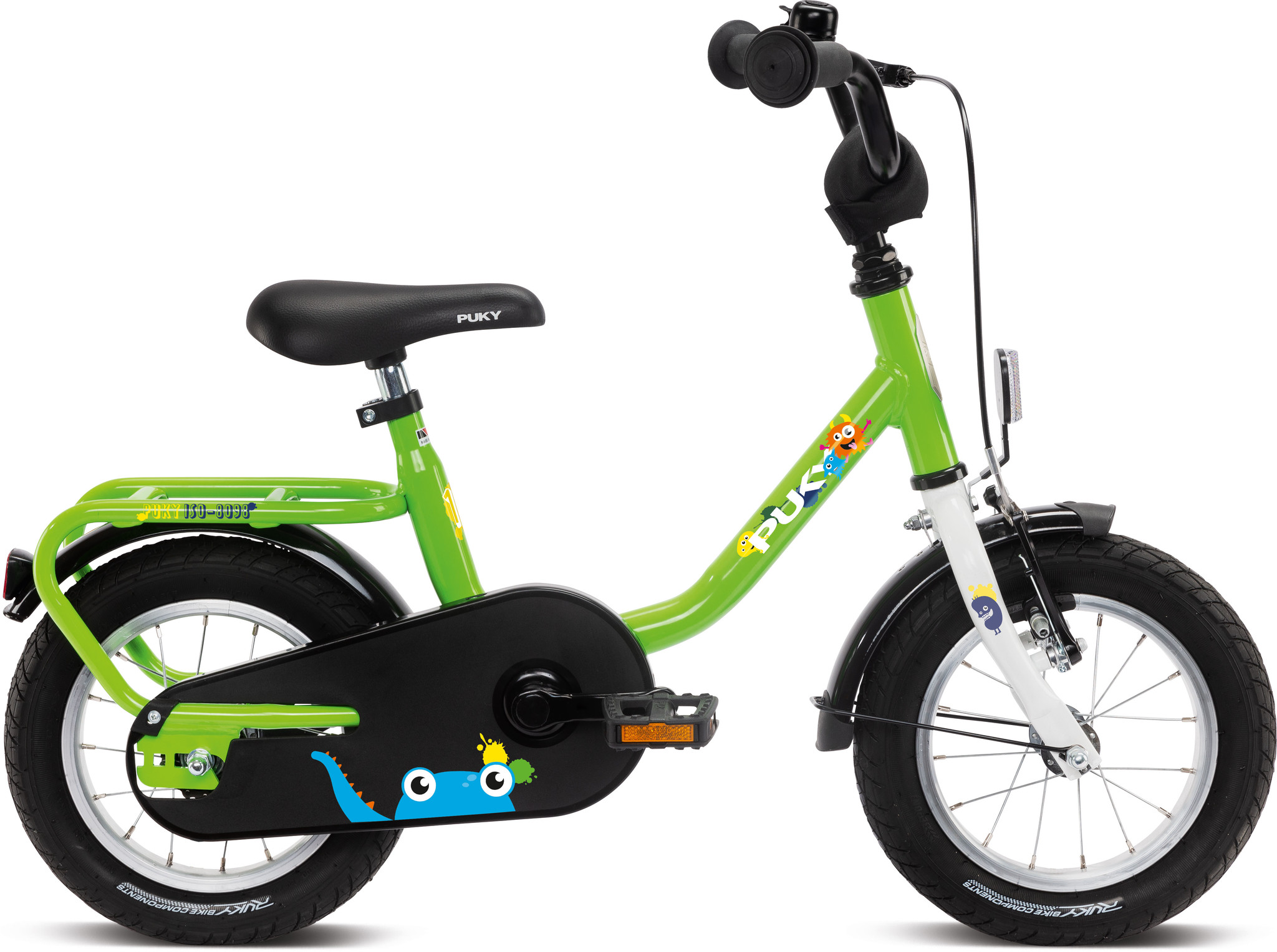 Puky 12" Steel Kiwi en wit 3+