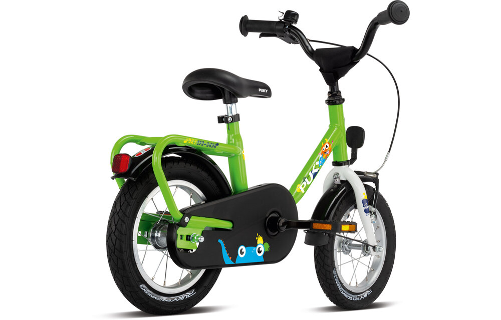 Puky 12" Steel Kiwi en wit 3+