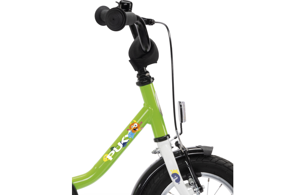 Puky 12" Steel Kiwi en wit 3+