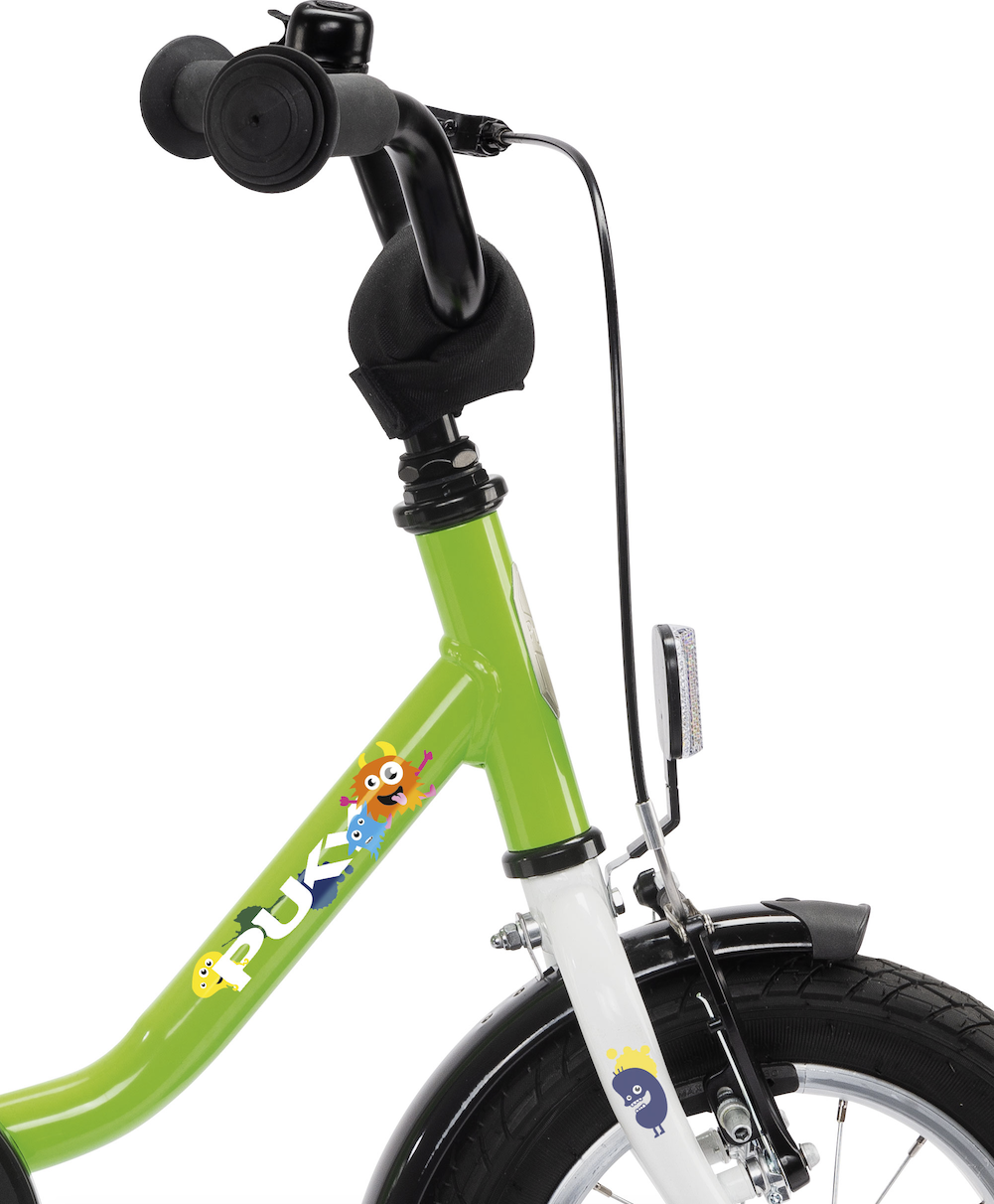 Puky 12" Steel Kiwi en wit 3+