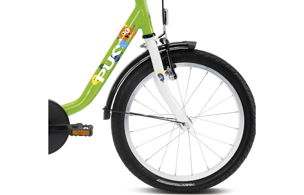 Puky 18" Steel kinderfiets kiwi-wit 4+