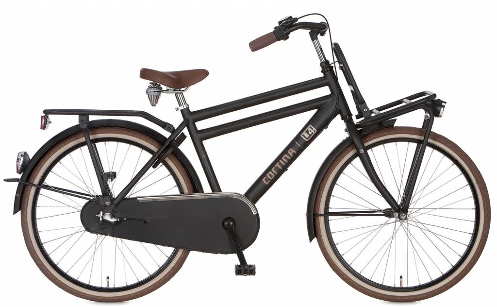 Cortina U4 Transport Mini jongensfiets 26" 3-speed Jet Black Matt 10+