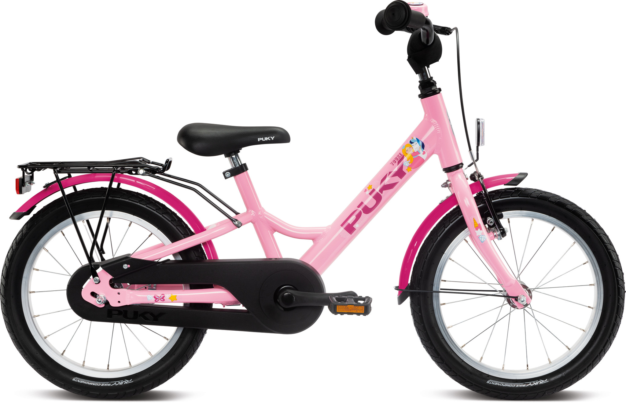 Puky 16" YOUKE aluminium roze 3+