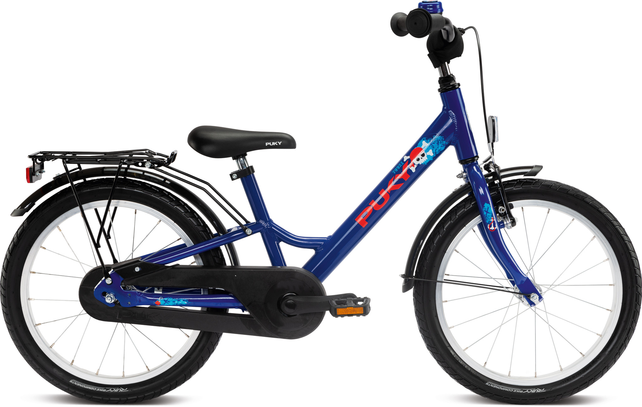 Puky 18" YOUKE aluminium blauw 4+