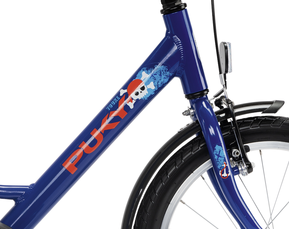 Puky 18" YOUKE aluminium blauw 4+