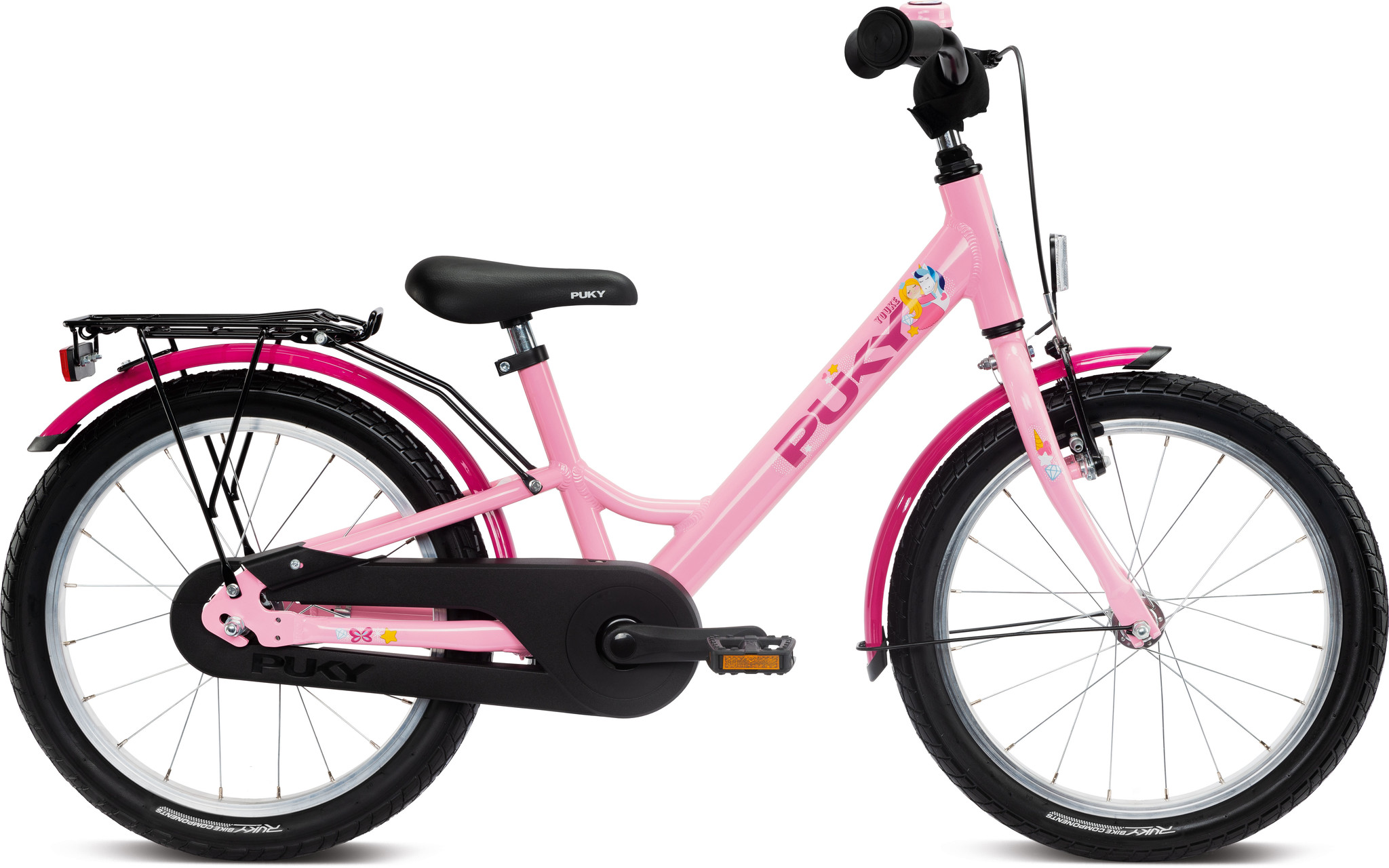 Puky 18" YOUKE aluminium roze 4+