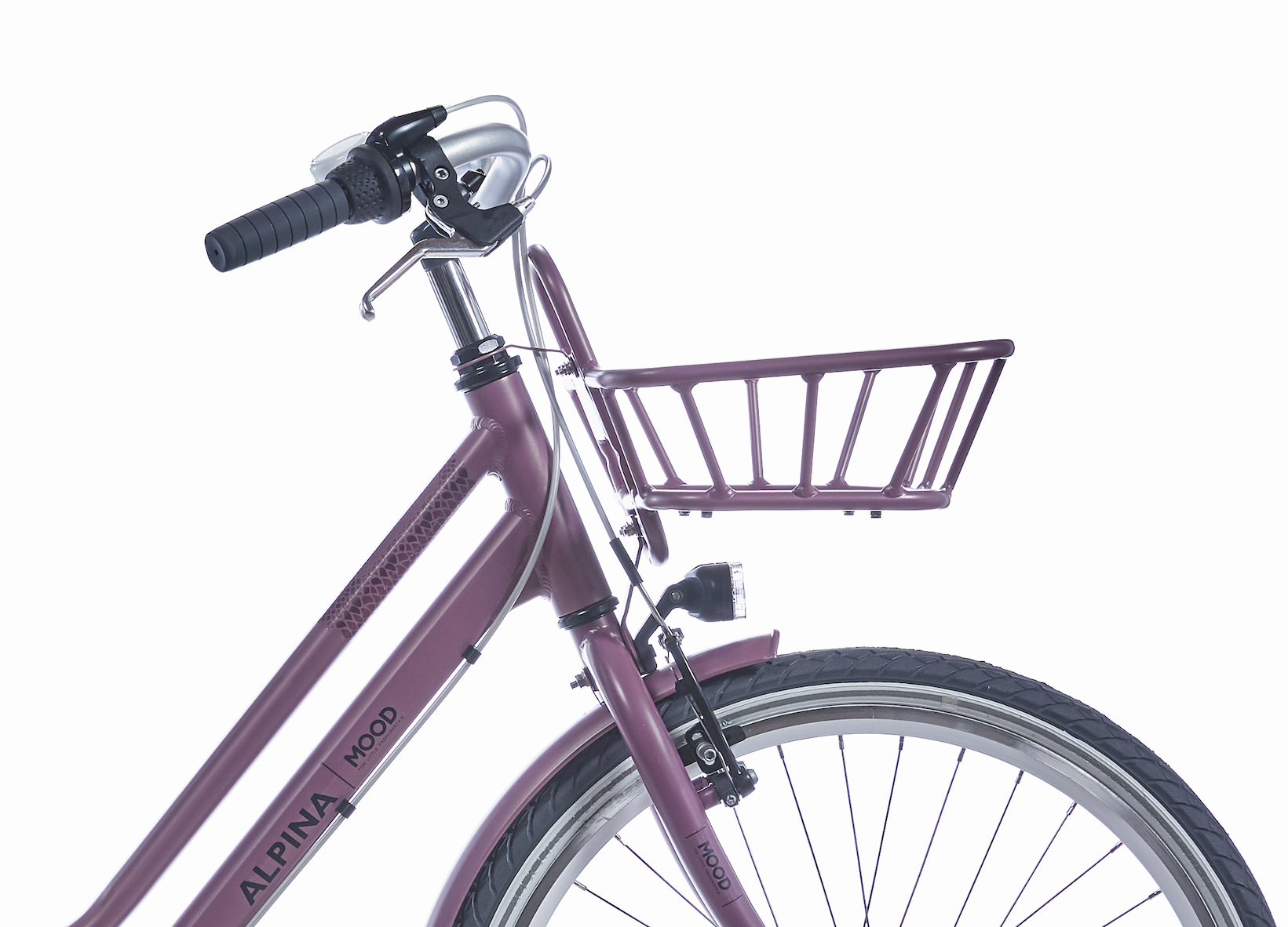 Alpina Mood meisjesfiets 24" 3 versnellingen Dark Mauve Matt 8+
