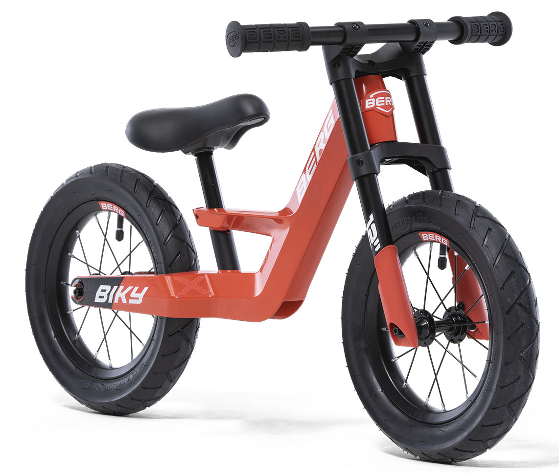Berg loopfiets Biky City Red 2,5+