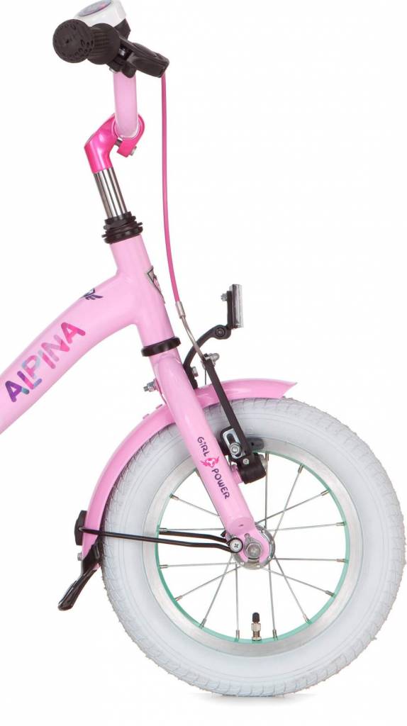 Showroom model - Alpina Girlpower 12" Meisjesfiets Sparkle Pink 3+