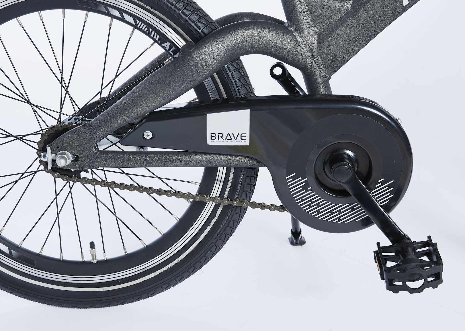 Alpina Brave kinderfiets 20" Vulcano Black Matt 6+
