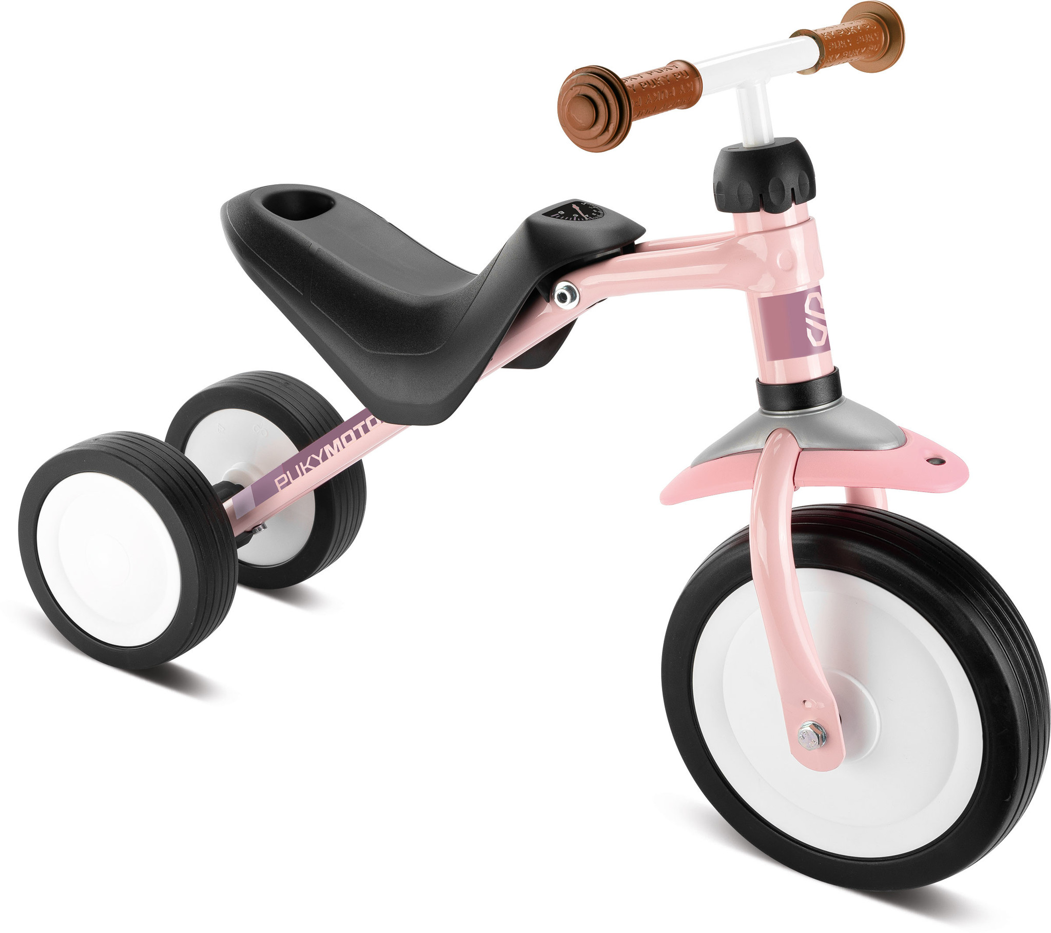 PukyMOTO oefenfiets Pastel  Rose 1,5+