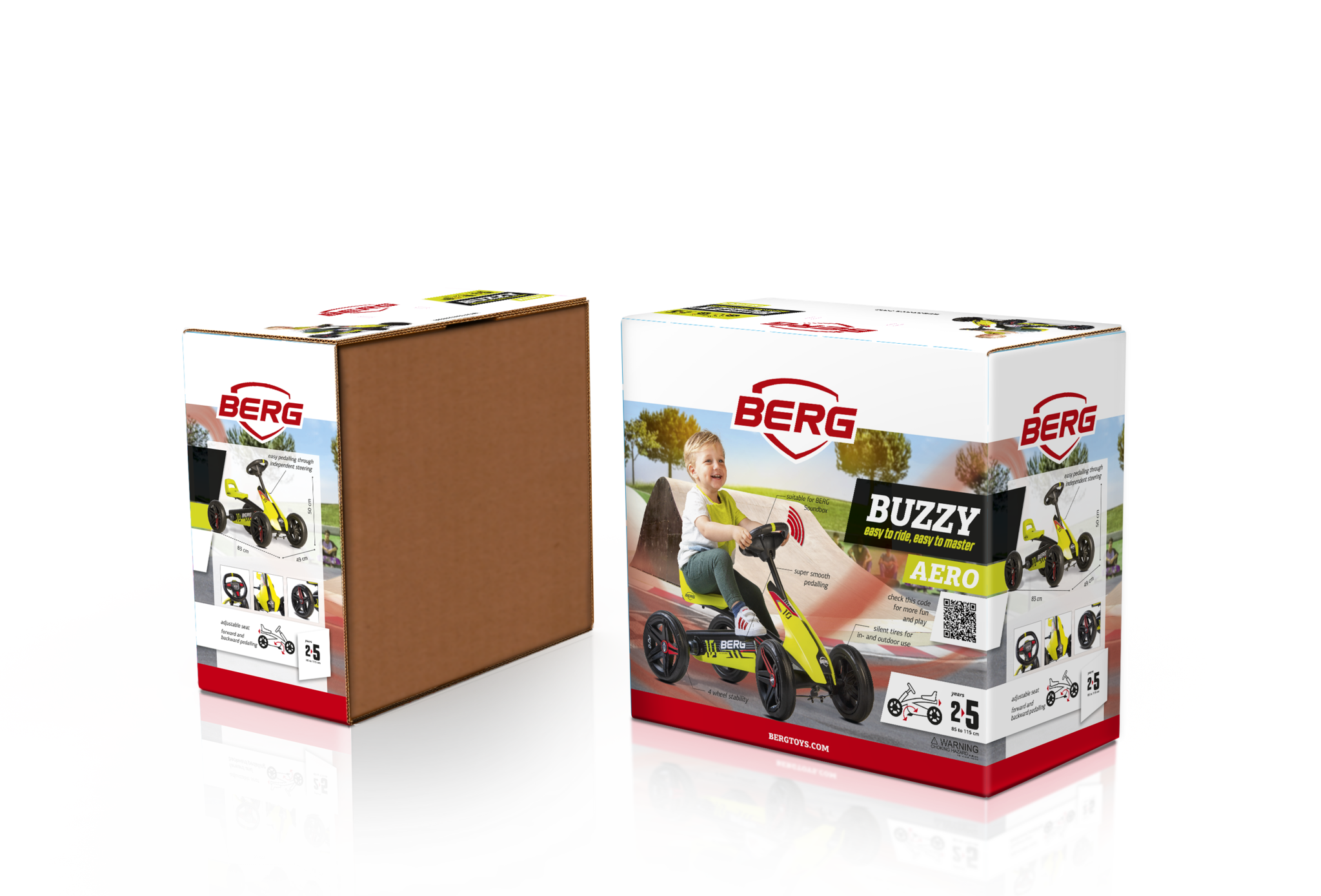 Berg mini-skelter Buzzy Aero 2+
