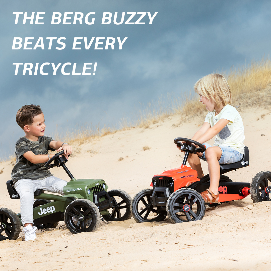 Berg mini-skelter JEEP Buzzy Sahara 2+