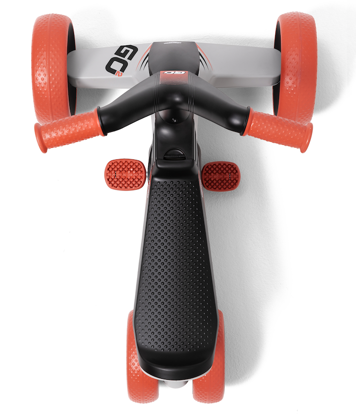 Berg loopfiets-driewieler GO2 SparX red 1+