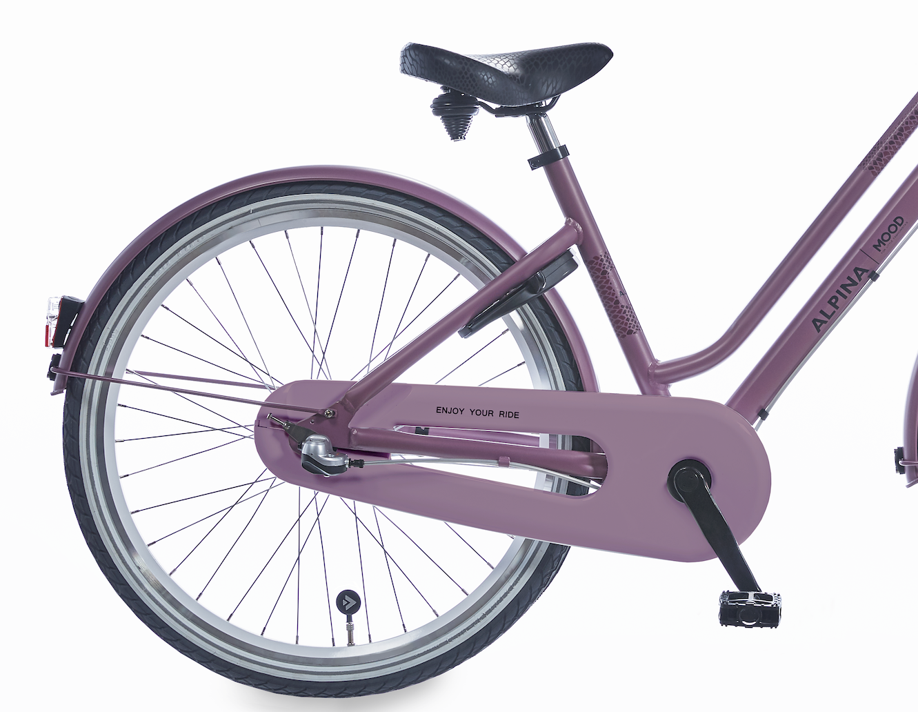 Showroom model - Alpina Mood meisjesfiets 24" 3 versnellingen Dark Mauve Matt 8+