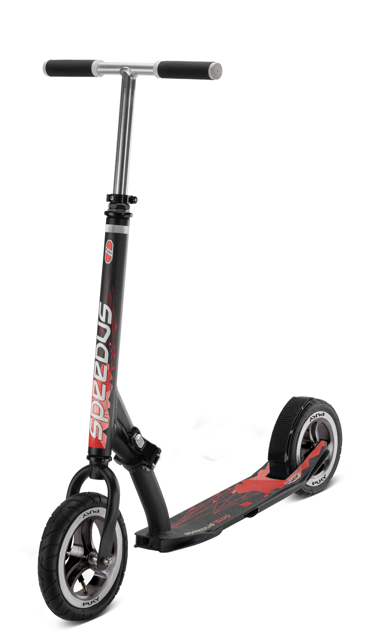 Puky vouwstep SpeedUs Two zwart-rood 5+