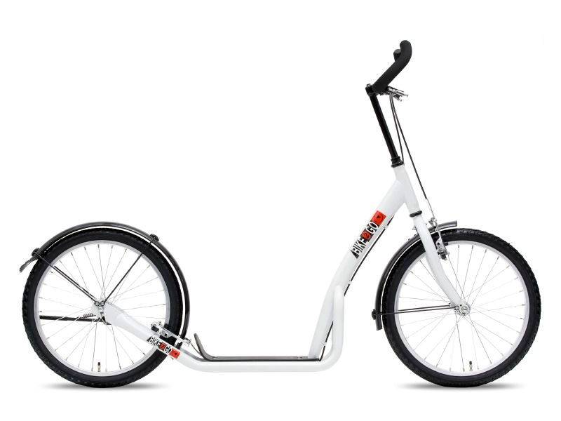 Bike2go grote autoped wit 10+