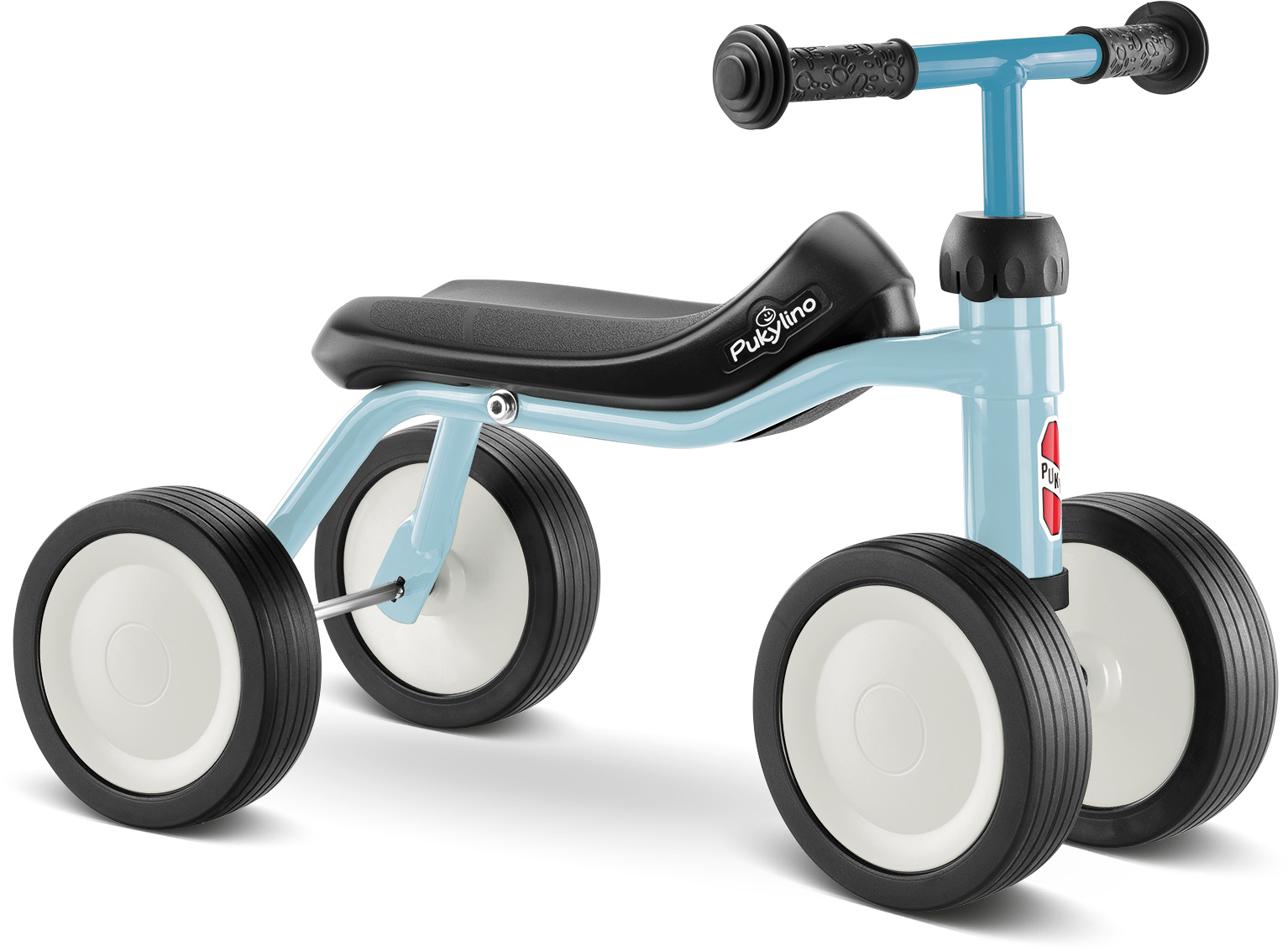 Pukylino oefenfiets met 4 wielen Lichtblauw 1+