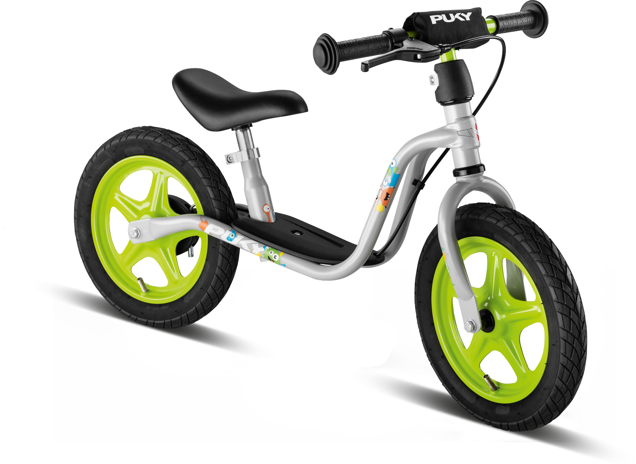 Puky loopfiets met handrem lichtgrijs 2,5+