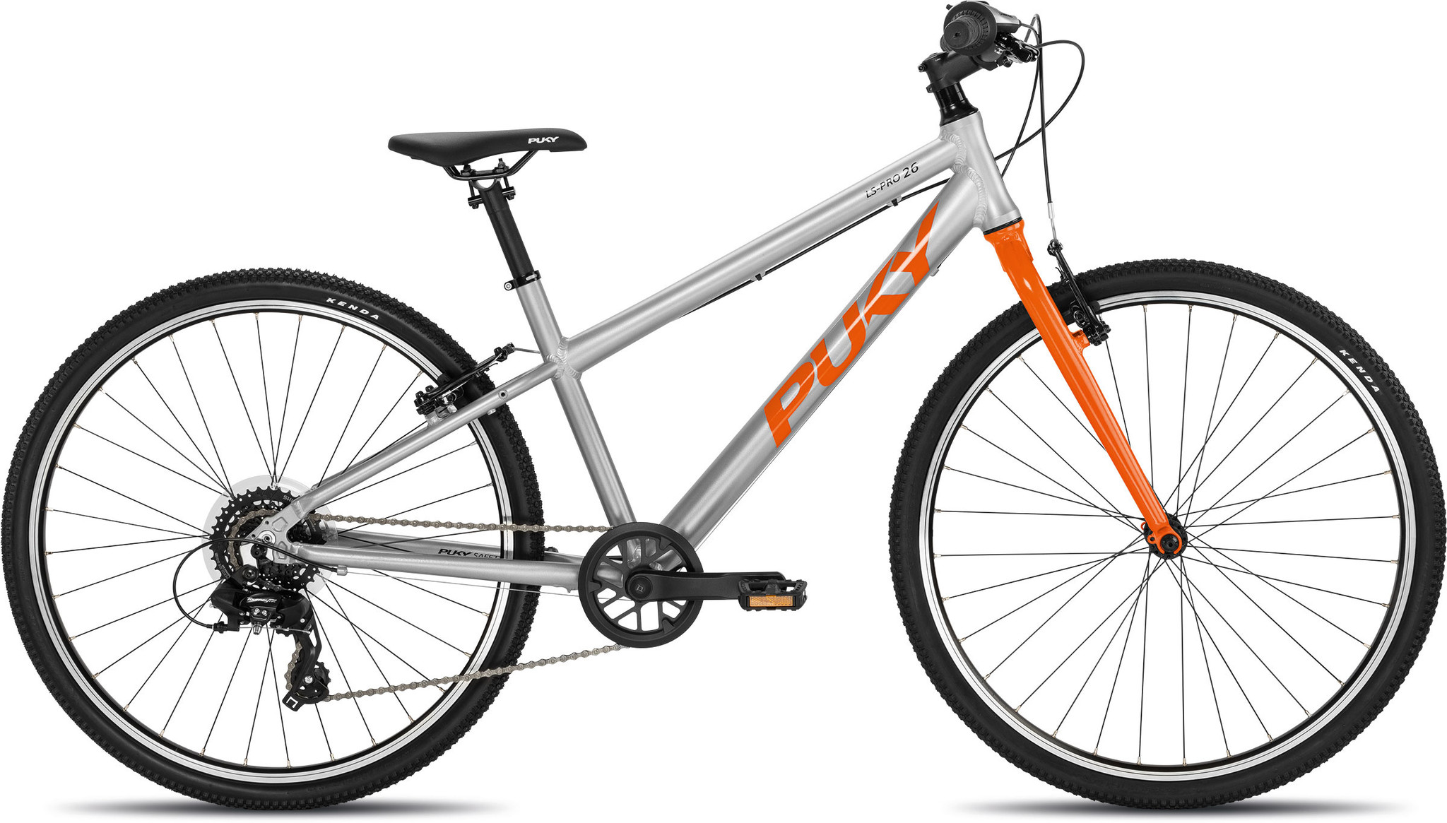 Puky LS-PRO 26" 8-versnelling zilver-oranje 10+