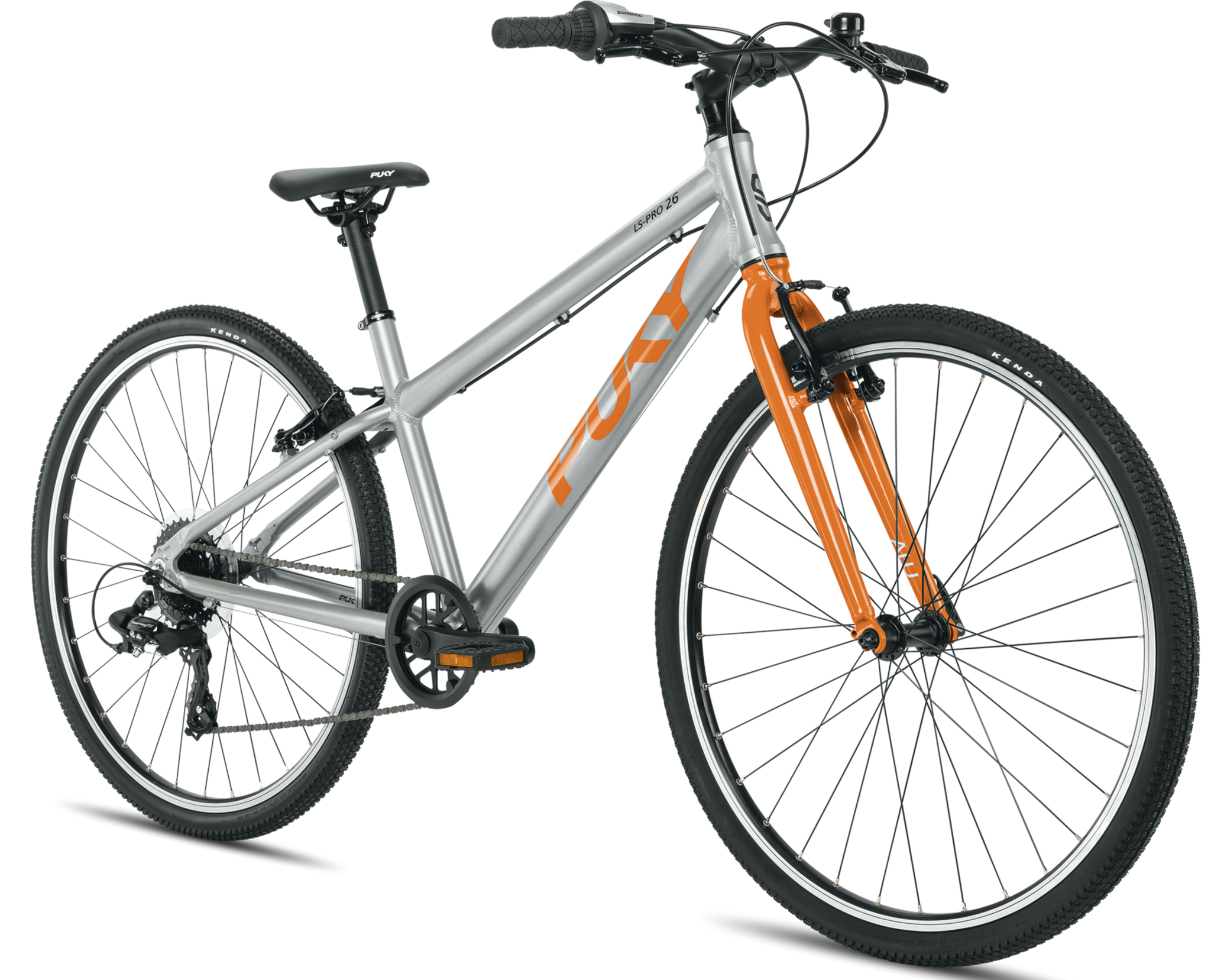 Puky LS-PRO 26" 8-versnelling zilver-oranje 10+