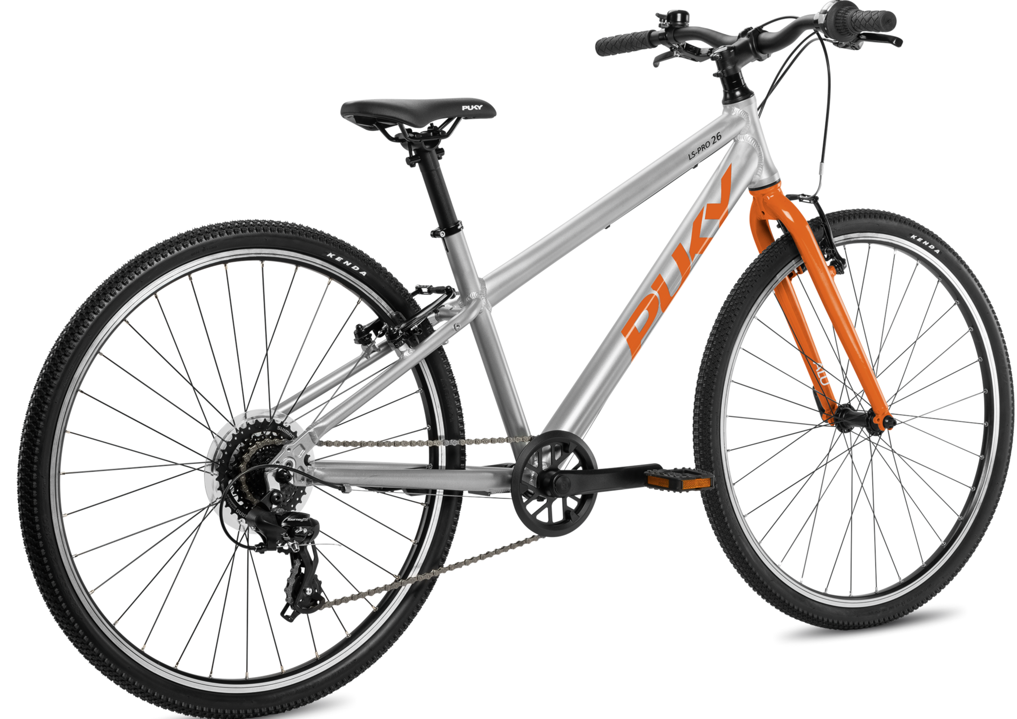 Puky LS-PRO 26" 8-versnelling zilver-oranje 10+