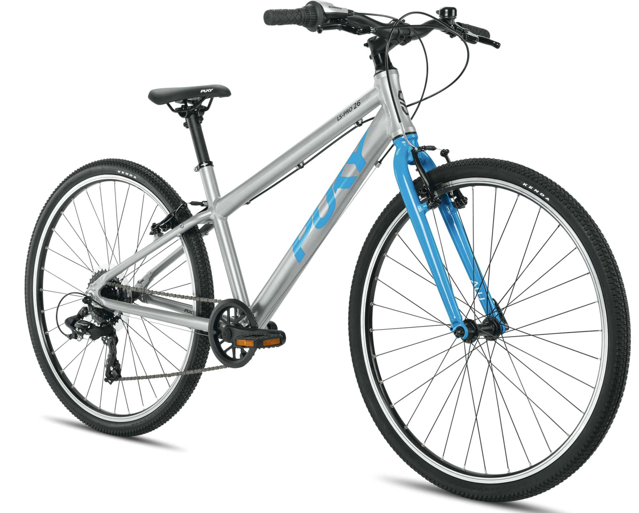 Puky LS-PRO 26" 8-versnelling zilver-blauw 10+