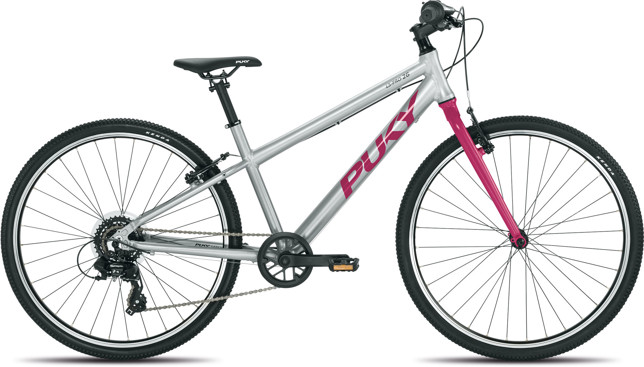 Puky LS-PRO 26" 8-versnelling zilver-berry 10+
