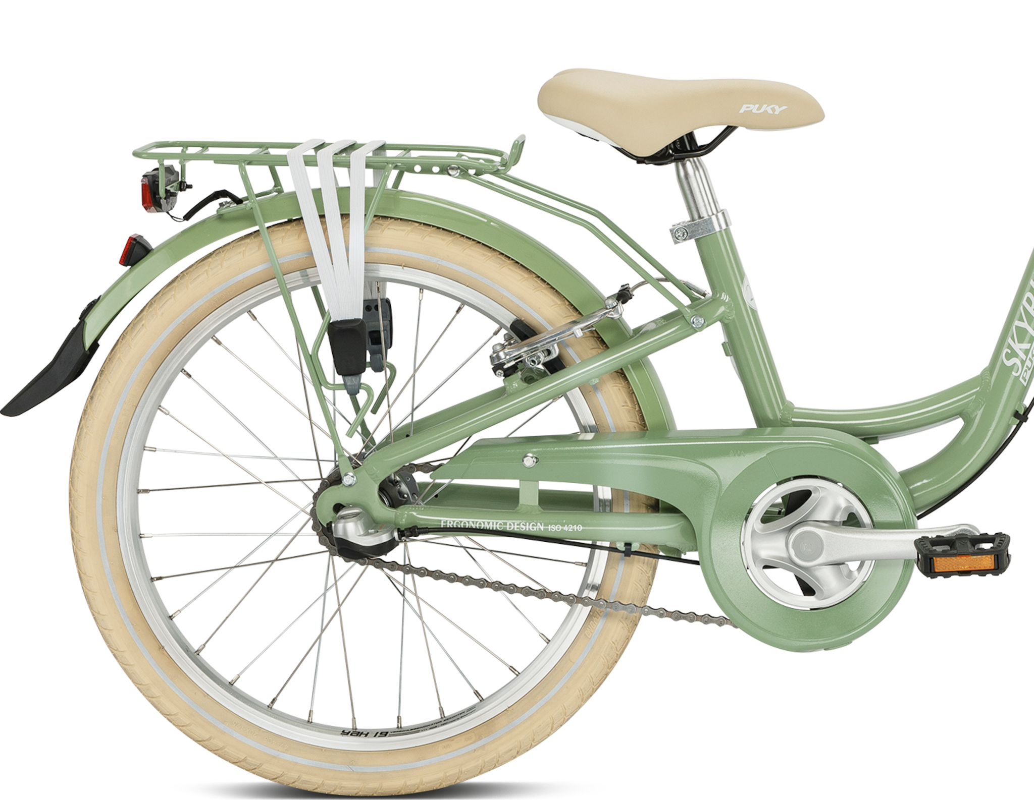 Puky Skyride 20" 3 speed Retro Groen 6+