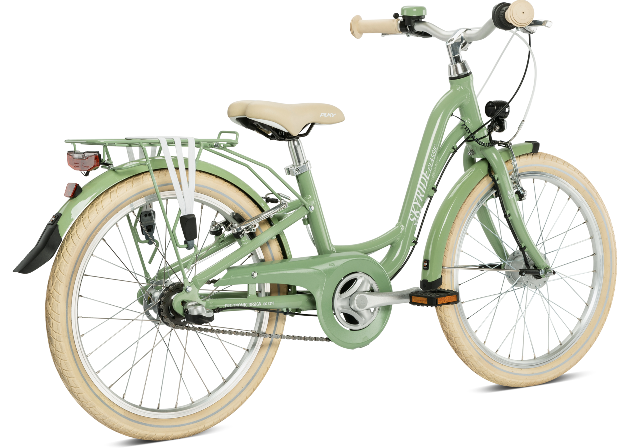 Puky Skyride 20" 3 speed Retro Groen 6+
